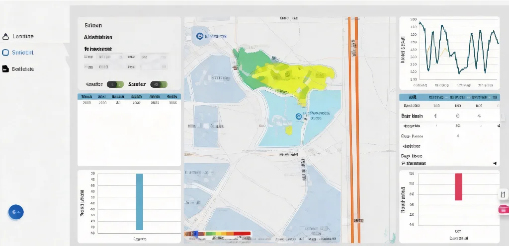 Radio Map 数字孪生 AI 网优平台界面
